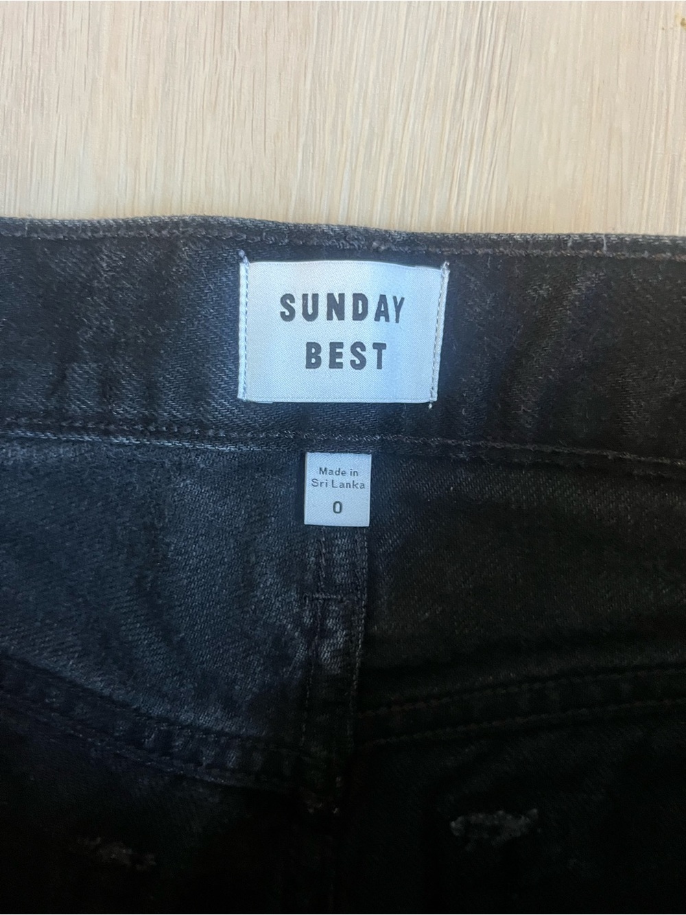 Aritzia Sunday Best Black Denim High-rise Wide Leg Jeans - Picture 2 of 5